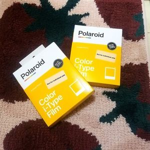 BRAND NEW Polaroid Color i-Type Film - 2 packs